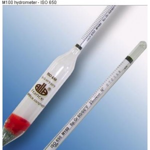 Hydrometer ISO 650 SpGr Europe
