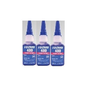 Black Toughened Loctite 480 